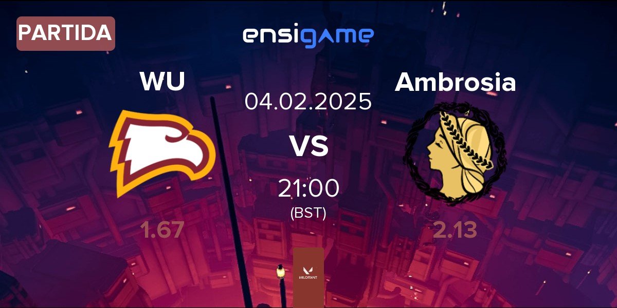 Partida Winthrop University WU vs Ambrosia | 03.02