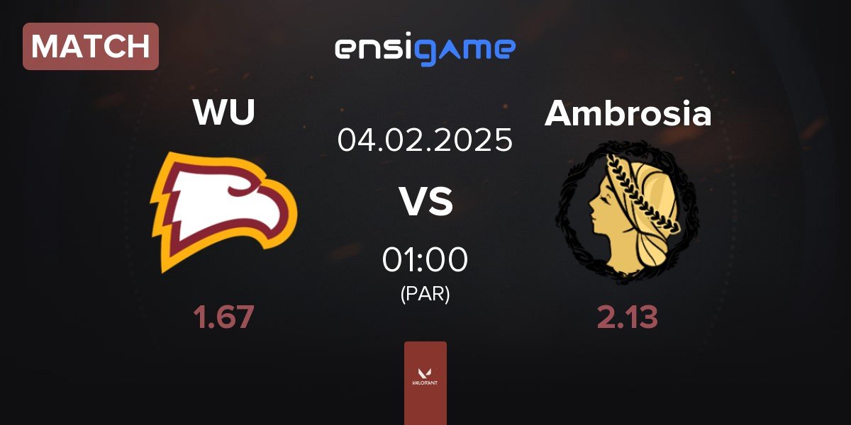 Match Winthrop University WU vs Ambrosia | 03.02