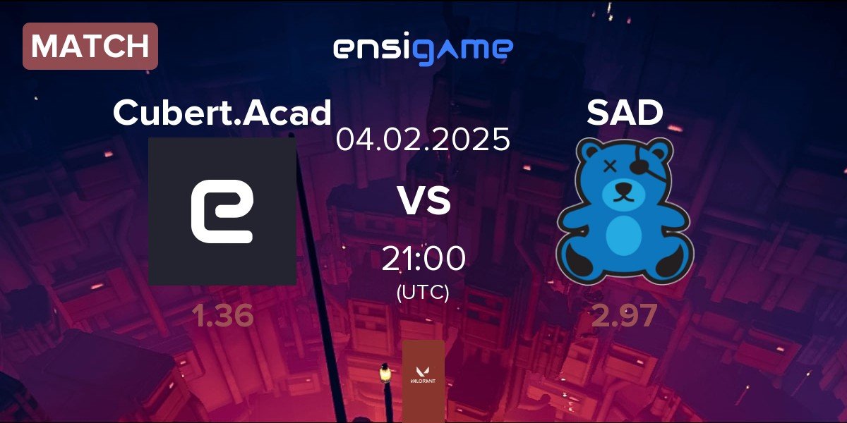 Match Cubert Academy Cubert.Acad vs SaD Esports SAD | 04.02