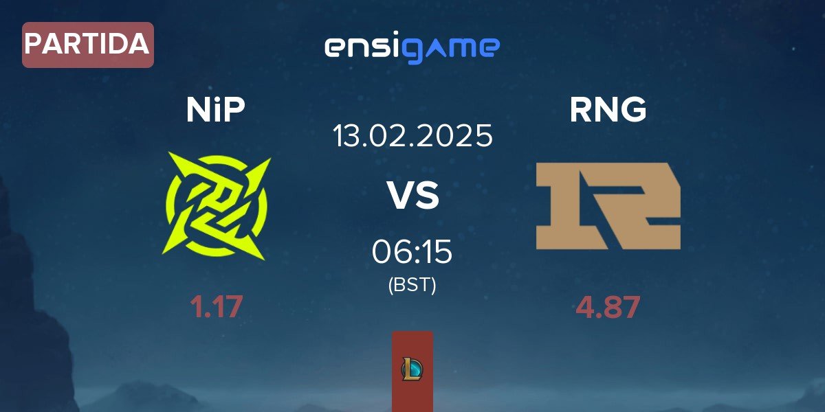 Partida Ninjas In Pyjamas NiP vs Royal Never Give Up RNG | 13.02