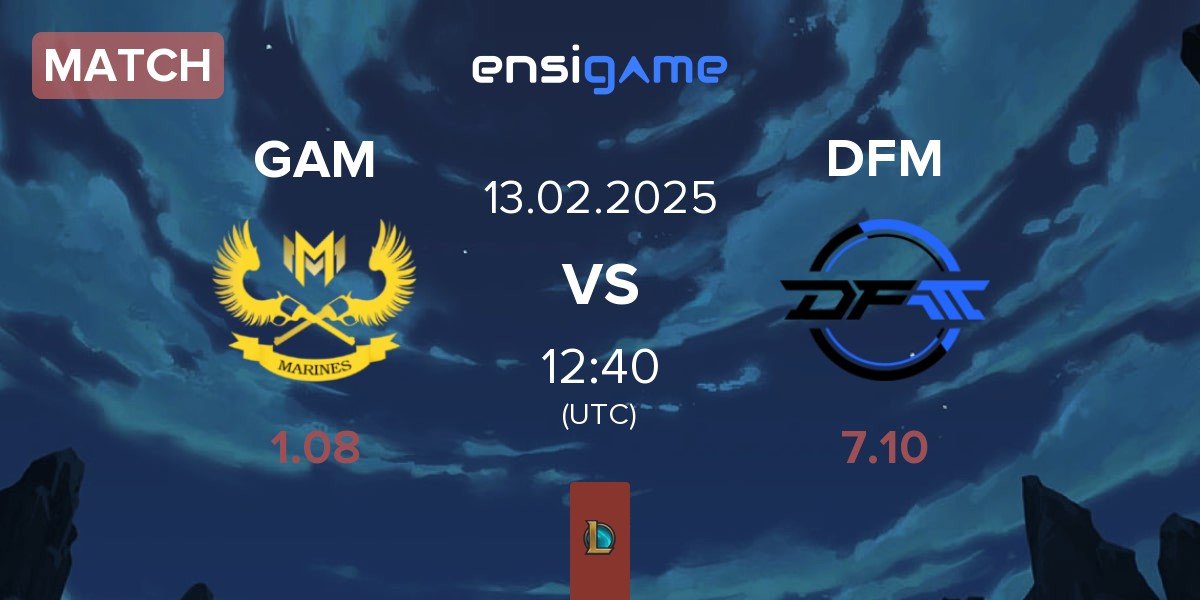 Match GAM Esports GAM vs DetonatioN FocusMe DFM | 13.02