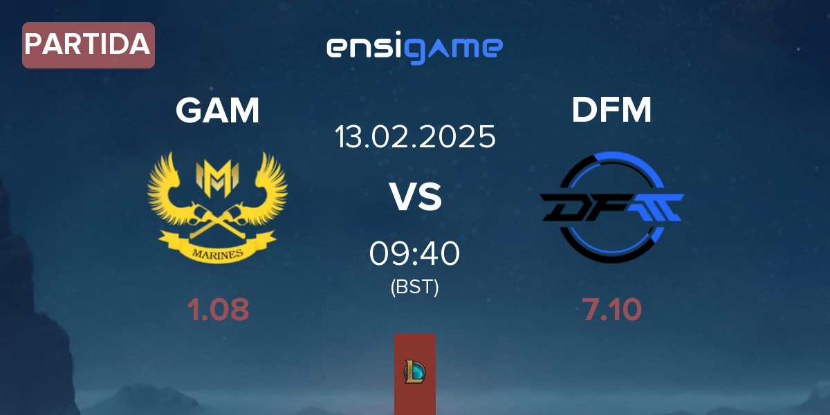 Partida GAM Esports GAM vs DetonatioN FocusMe DFM | 13.02