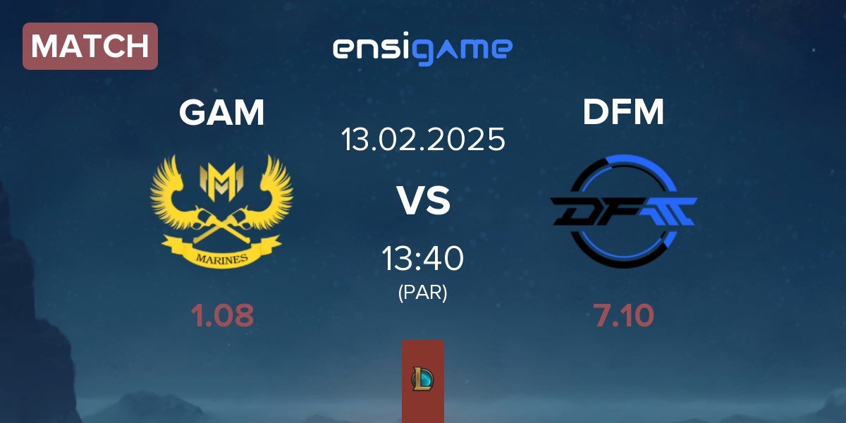 Match GAM Esports GAM vs DetonatioN FocusMe DFM | 13.02