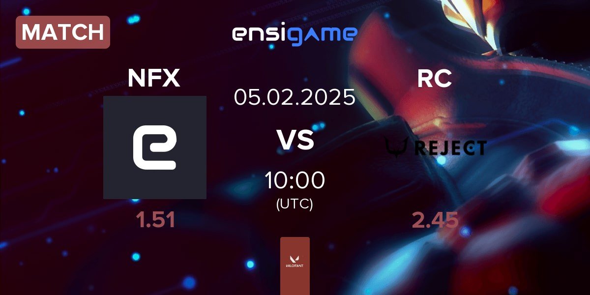 Match NOEZ FOXX NFX vs REJECT RC | 05.02