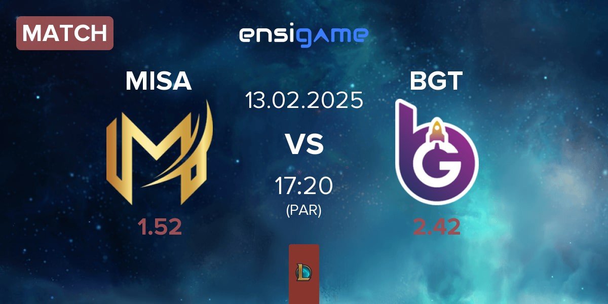 Match Misa Esports MISA vs BoostGate Esports BGT | 13.02