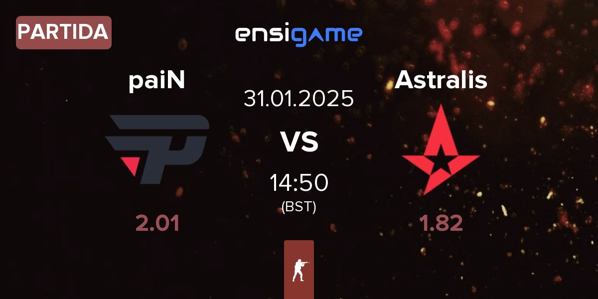 Partida paiN Gaming paiN vs Astralis | 31.01