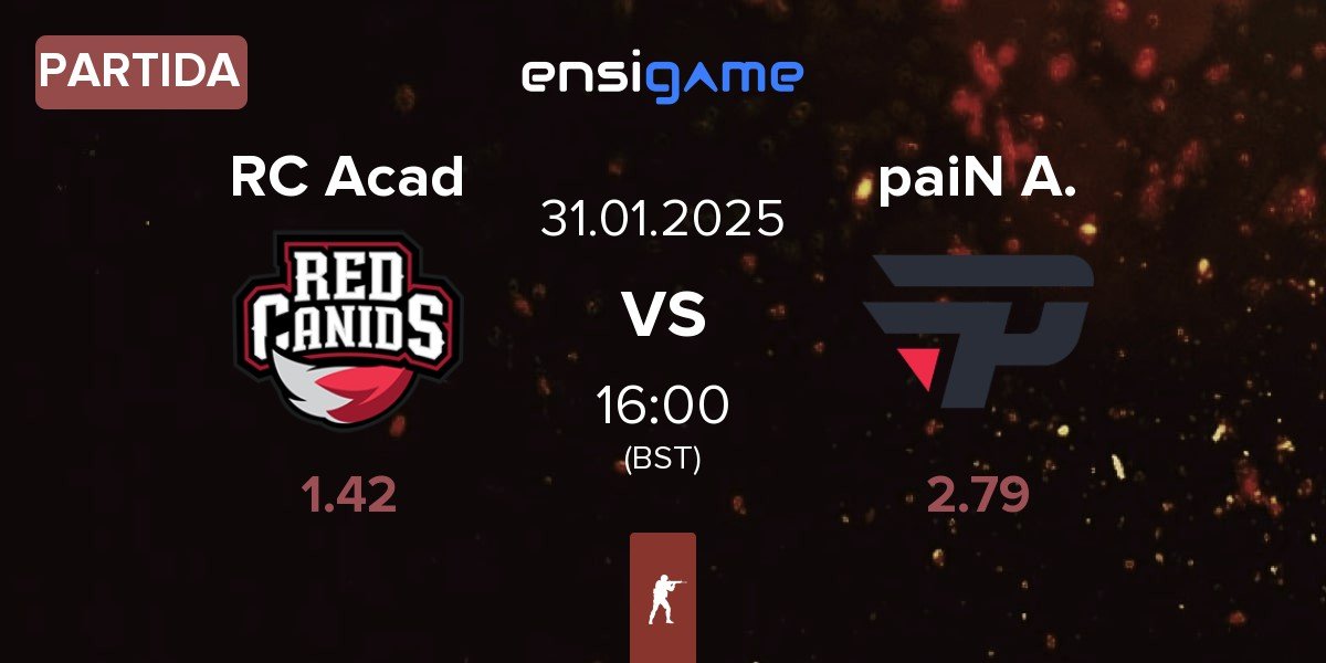 Partida RED Canids Academy RC Acad vs paiN Academy paiN A. | 31.01