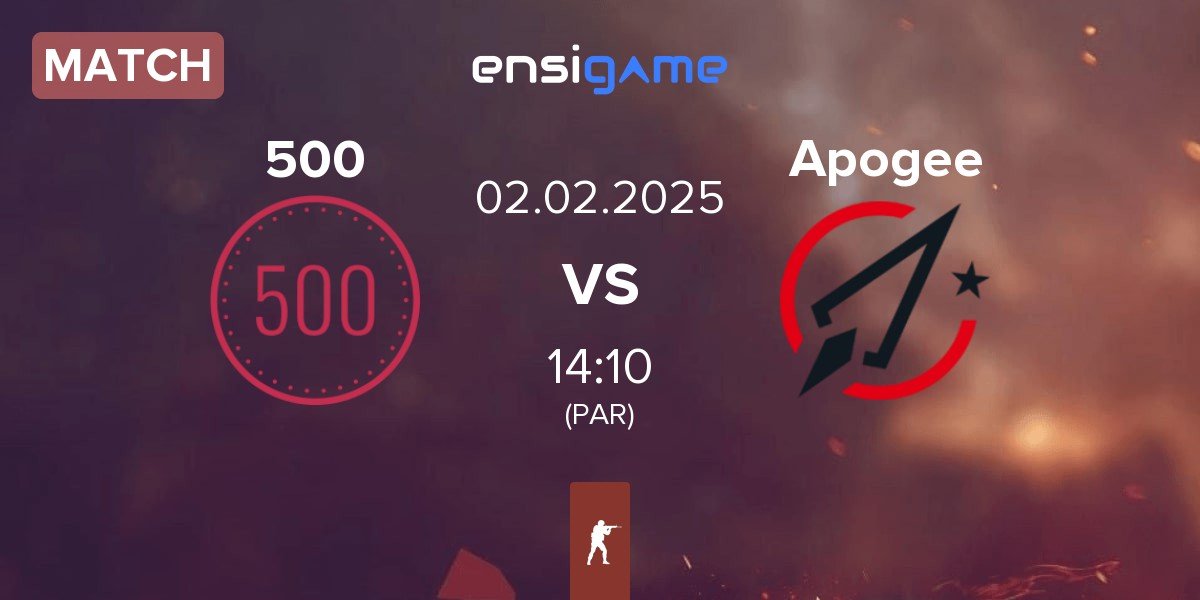 Match 500 vs Apogee | 02.02