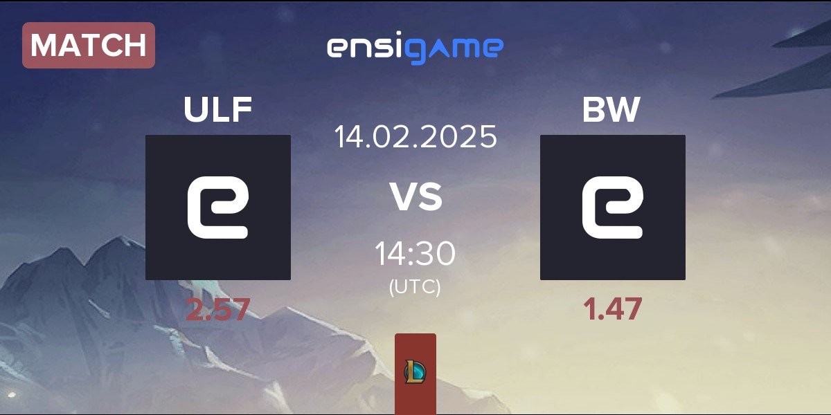 Match ULF Esports ULF vs Bushido Wildcats BW | 14.02