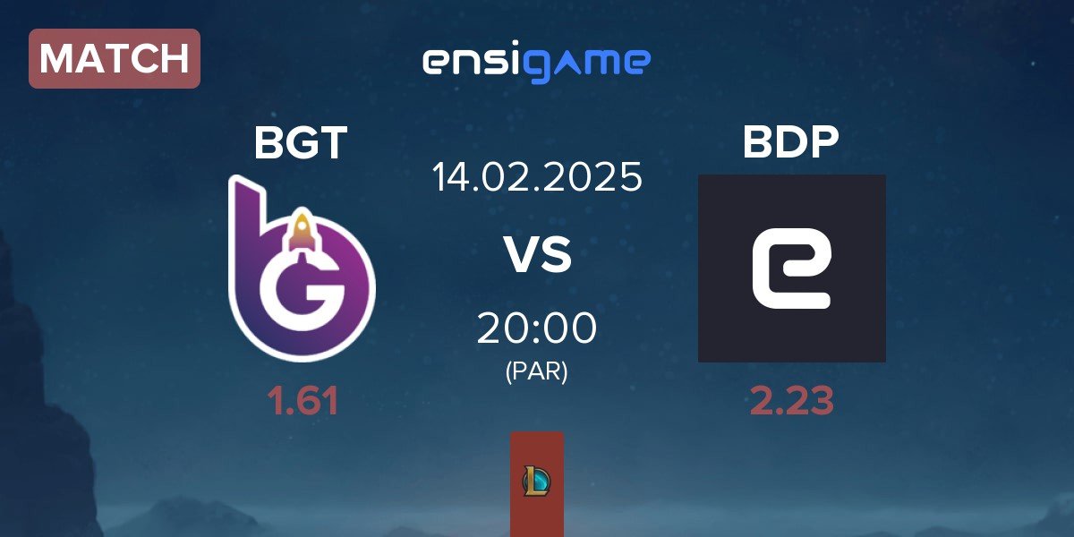 Match BoostGate Esports BGT vs BBL Dark Passage BDP | 14.02