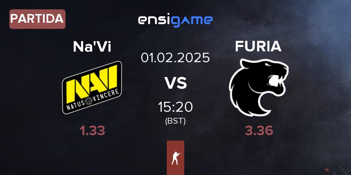 Partida Natus Vincere Na'Vi vs FURIA Esports FURIA | 01.02