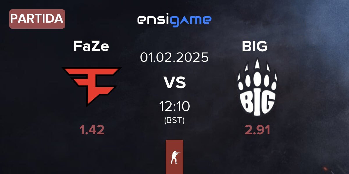 Partida FaZe Clan FaZe vs BIG | 01.02