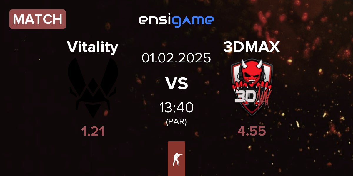 Match Team Vitality Vitality vs 3DMAX | 01.02