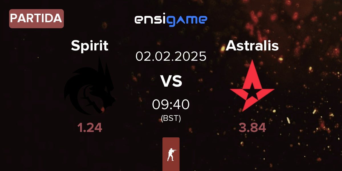 Partida Team Spirit Spirit vs Astralis | 02.02