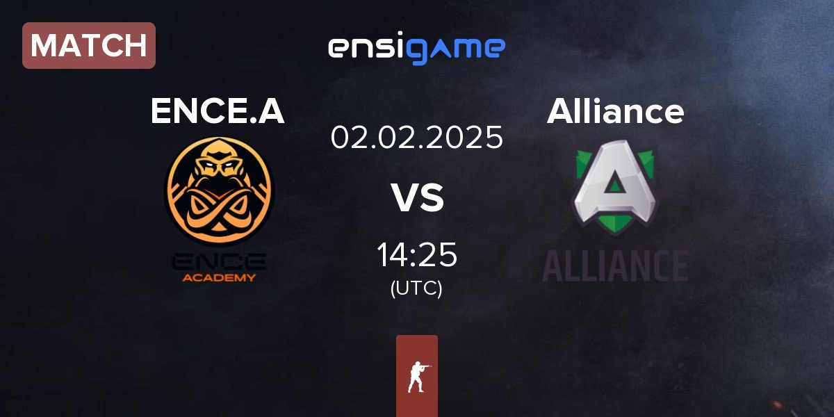 Match ENCE Academy ENCE.A vs Alliance | 02.02