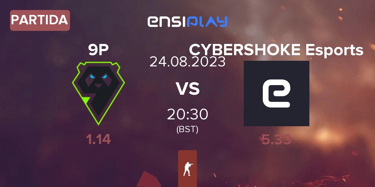 Partida 9 Pandas 9P vs CYBERSHOKE Esports CS | 24.08