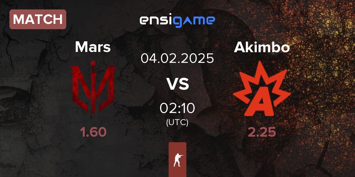 Match Marsborne Mars vs Akimbo Esports Akimbo | 04.02