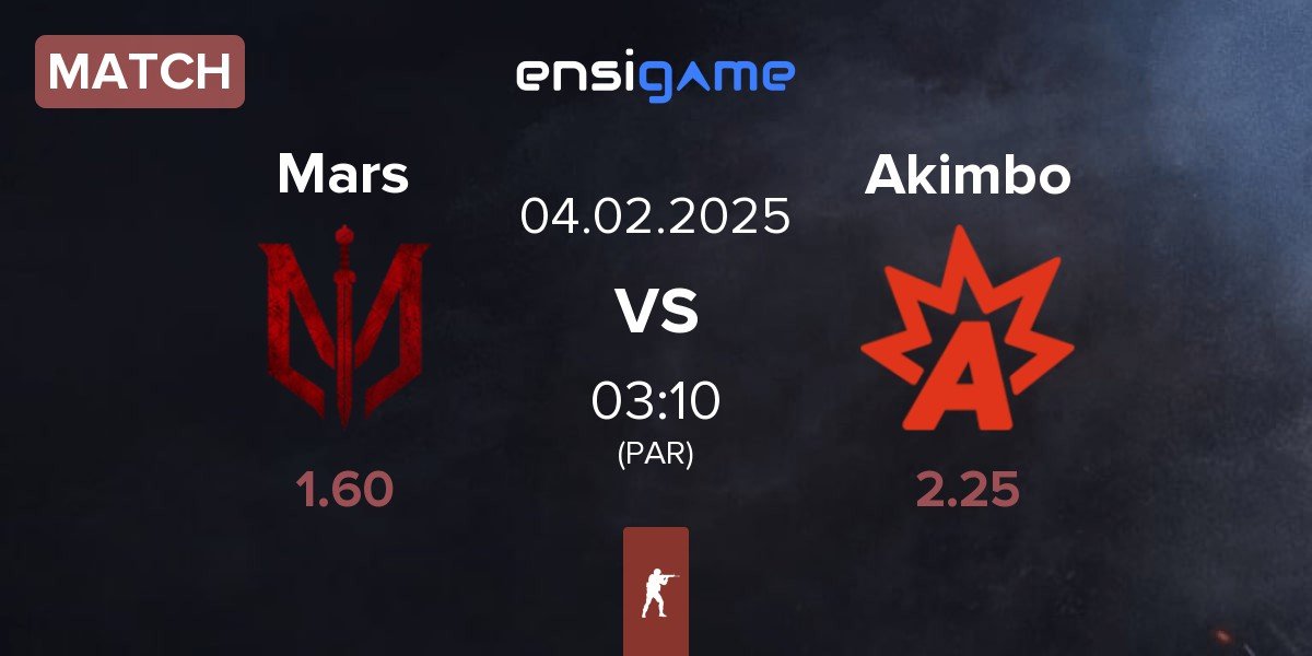 Match Marsborne Mars vs Akimbo Esports Akimbo | 04.02