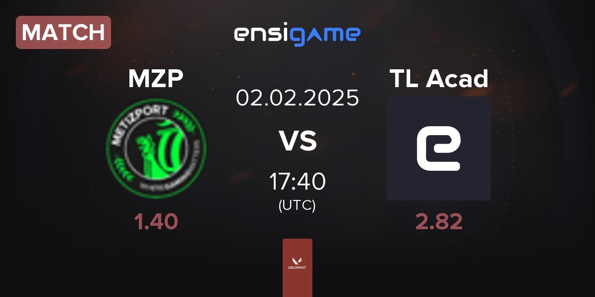 Match Metizport MZP vs Team Liquid Academy TL Acad | 02.02