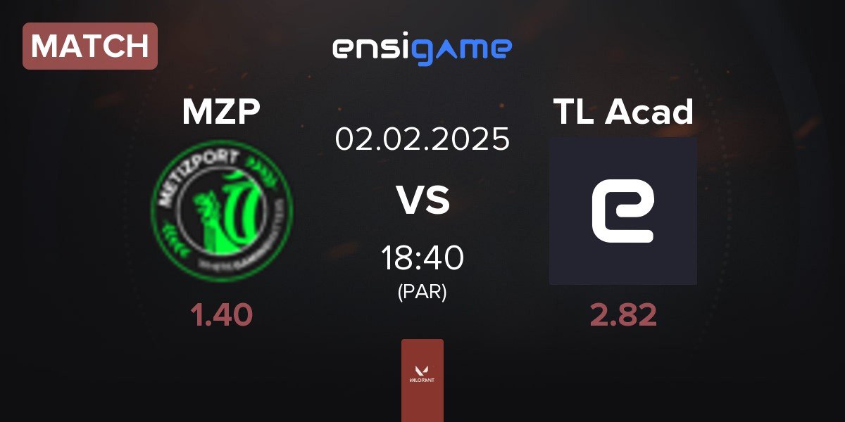 Match Metizport MZP vs Team Liquid Academy TL Acad | 02.02