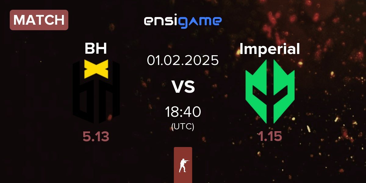 Match Bounty Hunters BH vs Imperial Esports Imperial | 01.02