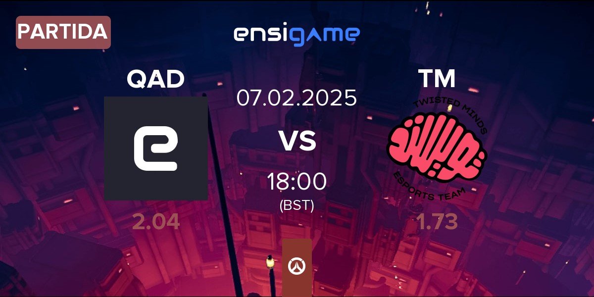 Partida Al Qadsiah QAD vs Twisted Minds TM | 07.02