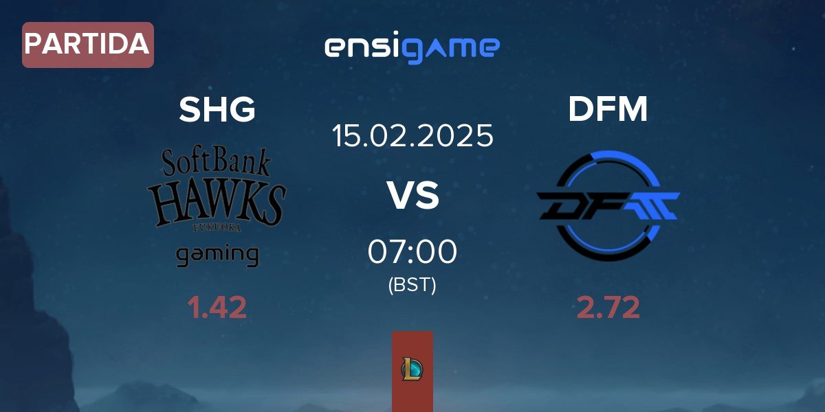 Partida Fukuoka SoftBank Hawks gaming SHG vs DetonatioN FocusMe DFM | 15.02