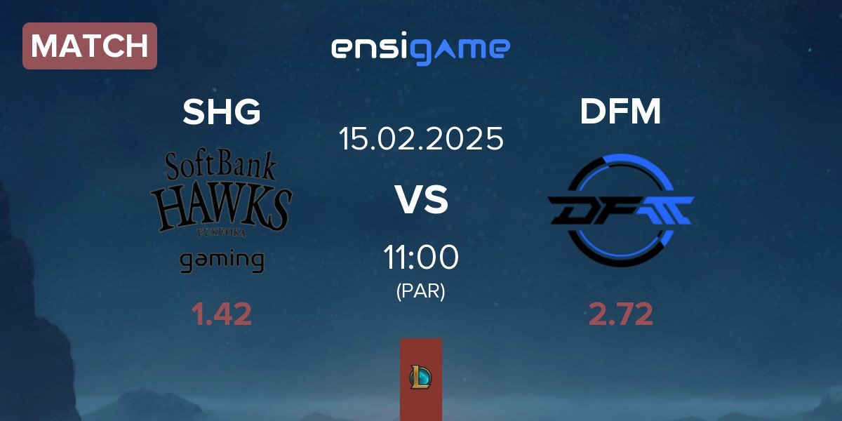 Match Fukuoka SoftBank Hawks gaming SHG vs DetonatioN FocusMe DFM | 15.02