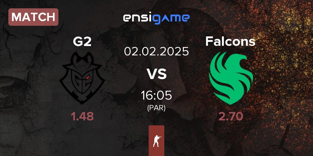 Match G2 Esports G2 vs Team Falcons Falcons | 02.02