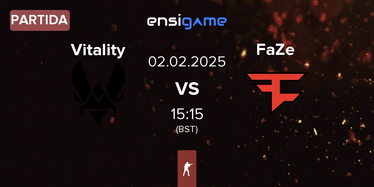 Partida Team Vitality Vitality vs FaZe Clan FaZe | 02.02