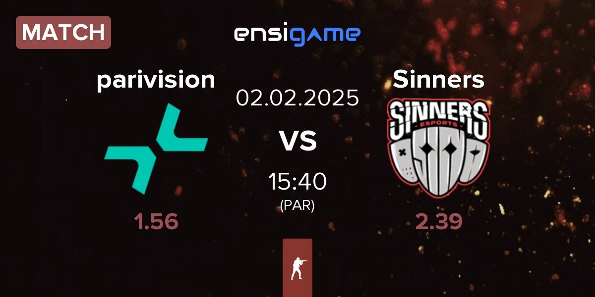 Match PARIVISION parivision vs Sinners Esports Sinners | 02.02