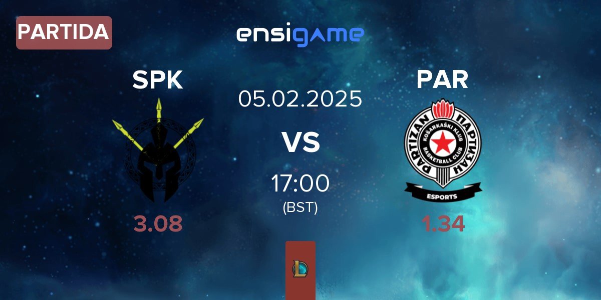 Partida SPIKE Syndicate SPK vs Partizan Esports PAR | 05.02