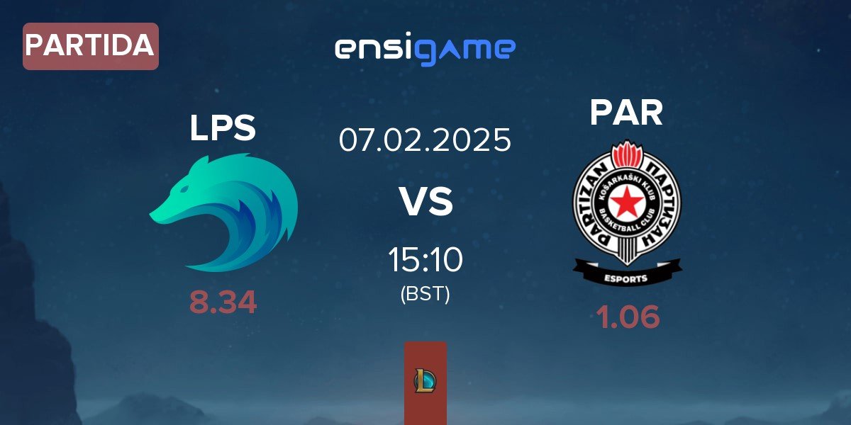 Partida Lupus Esports LPS vs Partizan Esports PAR | 07.02