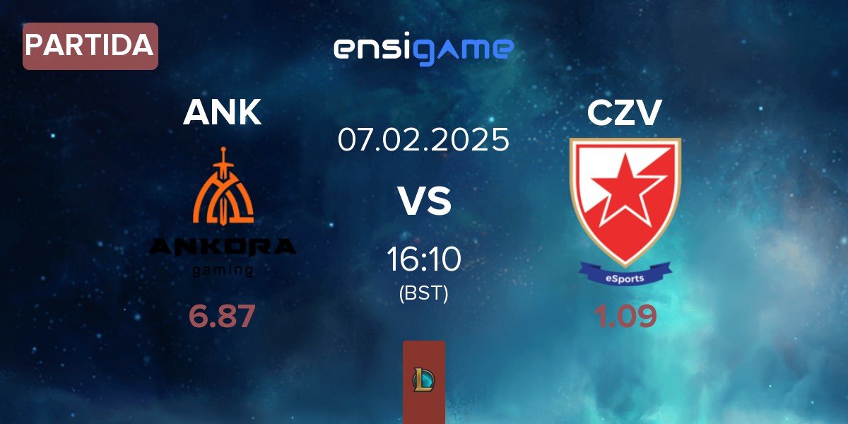 Partida Ankora Gaming ANK vs Crvena zvezda Esports CZV | 07.02