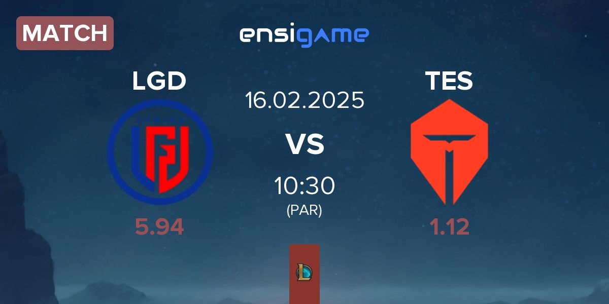 Match LGD Gaming LGD vs TOP Esports TES | 16.02