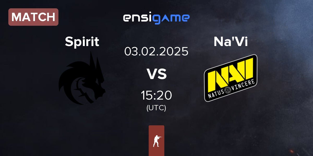 Match Team Spirit Spirit vs Natus Vincere Na'Vi | 03.02