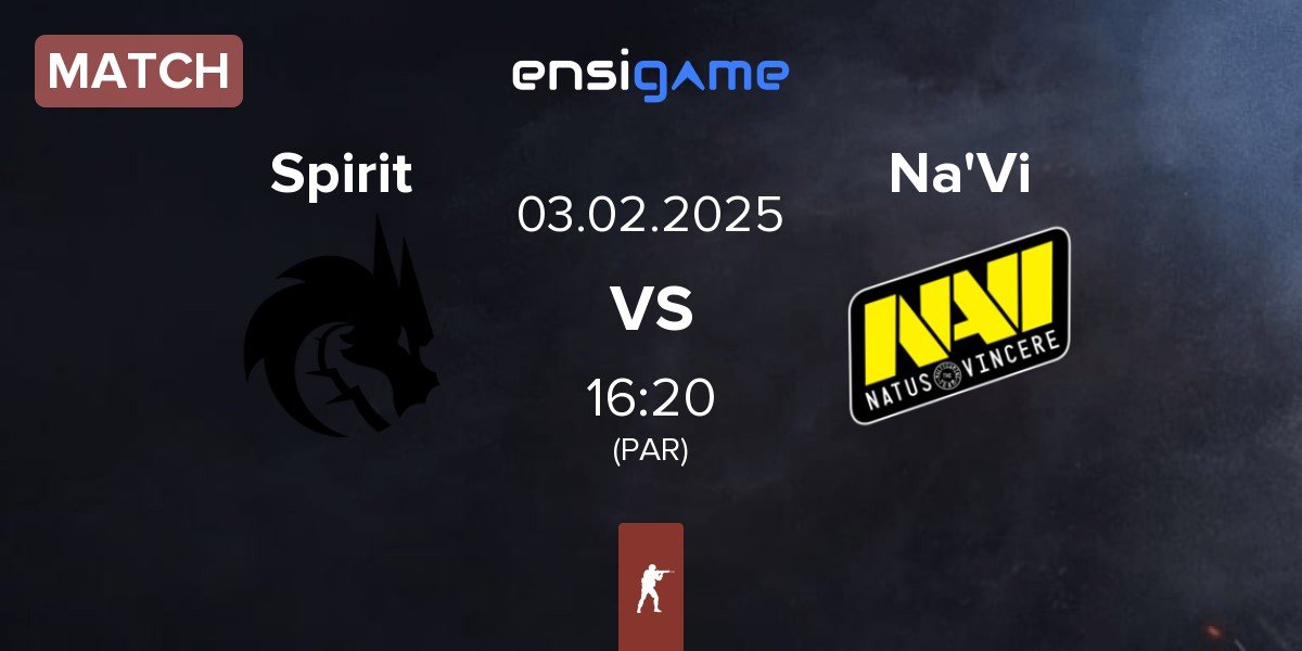 Match Team Spirit Spirit vs Natus Vincere Na'Vi | 03.02