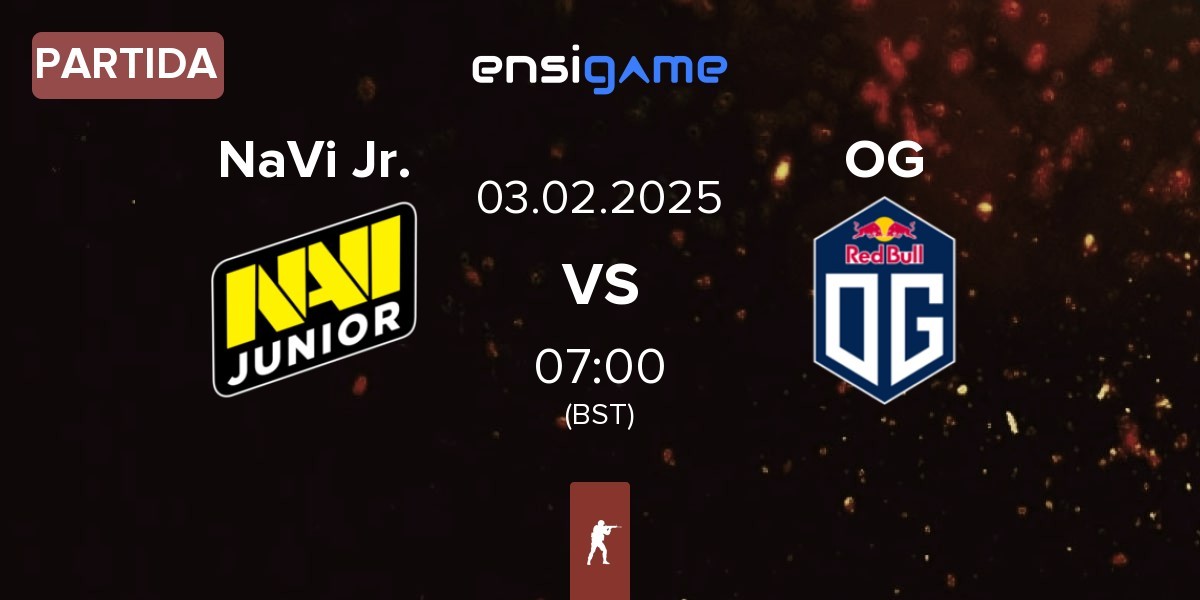 Partida Natus Vincere Junior NaVi Jr. vs OG Gaming OG | 03.02