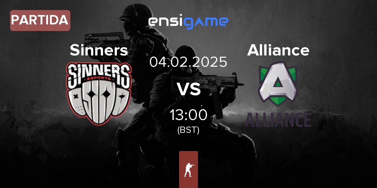 Partida Sinners Esports Sinners vs Alliance | 04.02