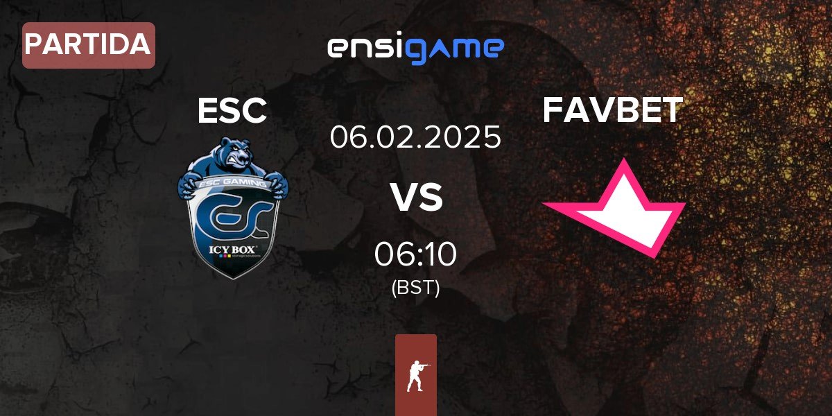 Partida ESC Gaming ESC vs FAVBET Team FAVBET | 06.02