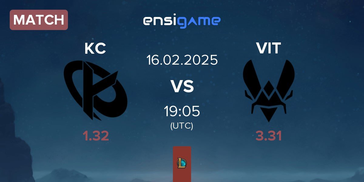 Match Karmine Corp KC vs Team Vitality VIT | 16.02