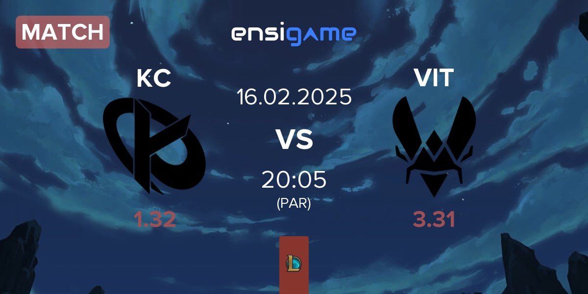 Match Karmine Corp KC vs Team Vitality VIT | 16.02