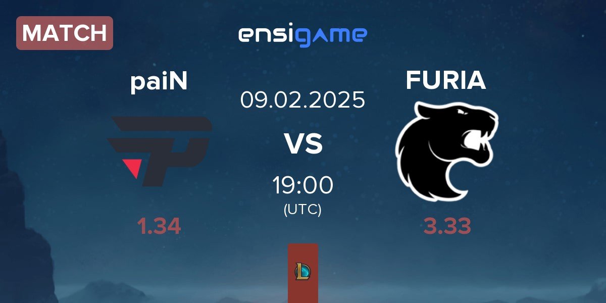 Match paiN Gaming paiN vs FURIA Esports FURIA | 09.02