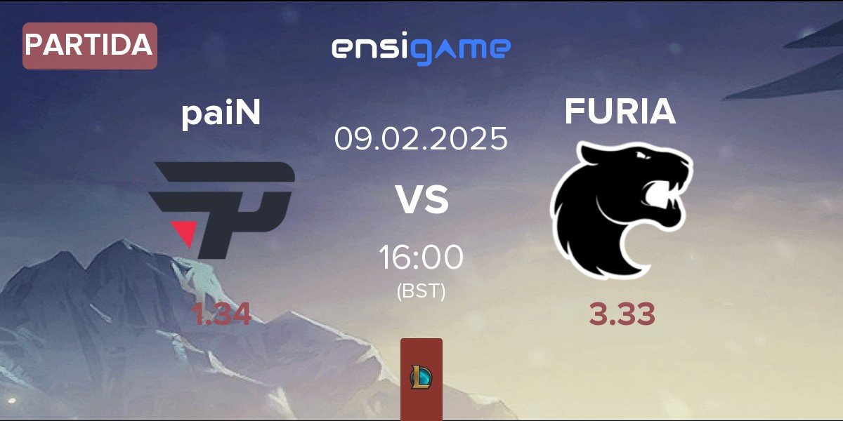 Partida paiN Gaming paiN vs FURIA Esports FURIA | 09.02