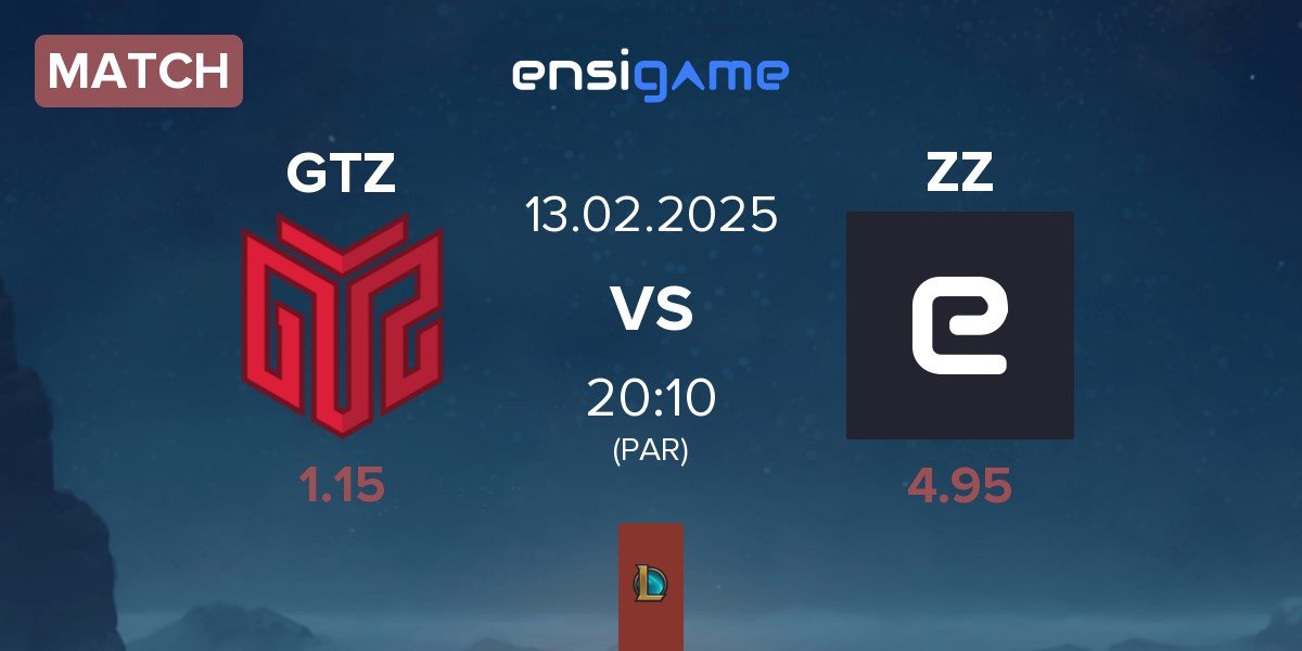 Match GTZ Esports GTZ vs ZeroZone Gaming ZZG | 13.02