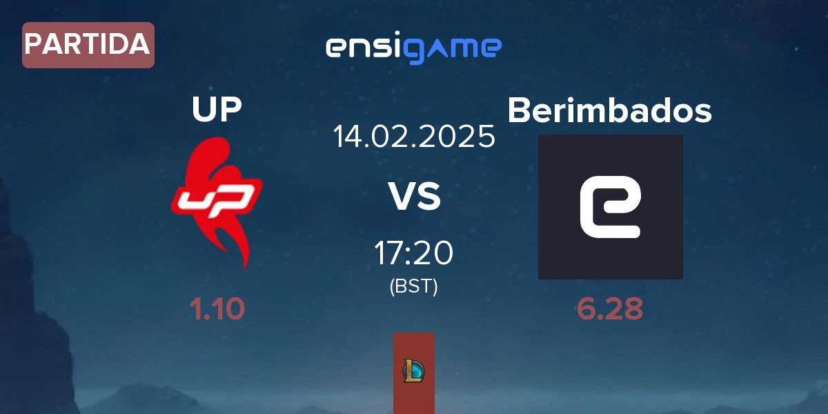 Partida Grow uP Esports GUP vs Berimbados BER | 14.02