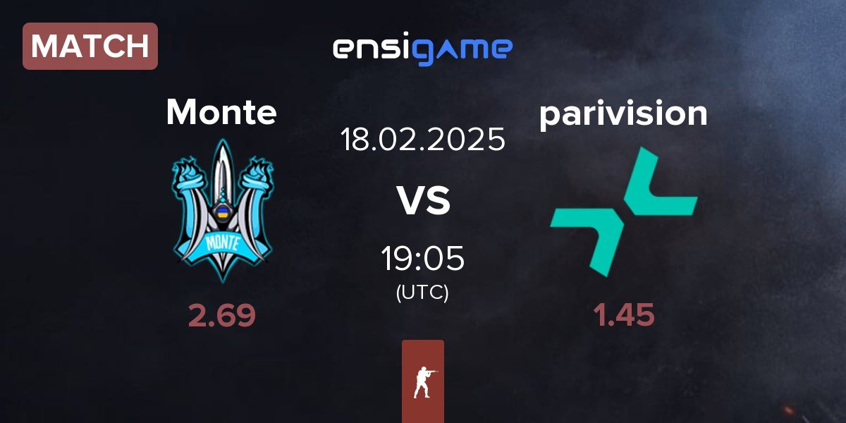 Match Monte vs PARIVISION parivision | 18.02