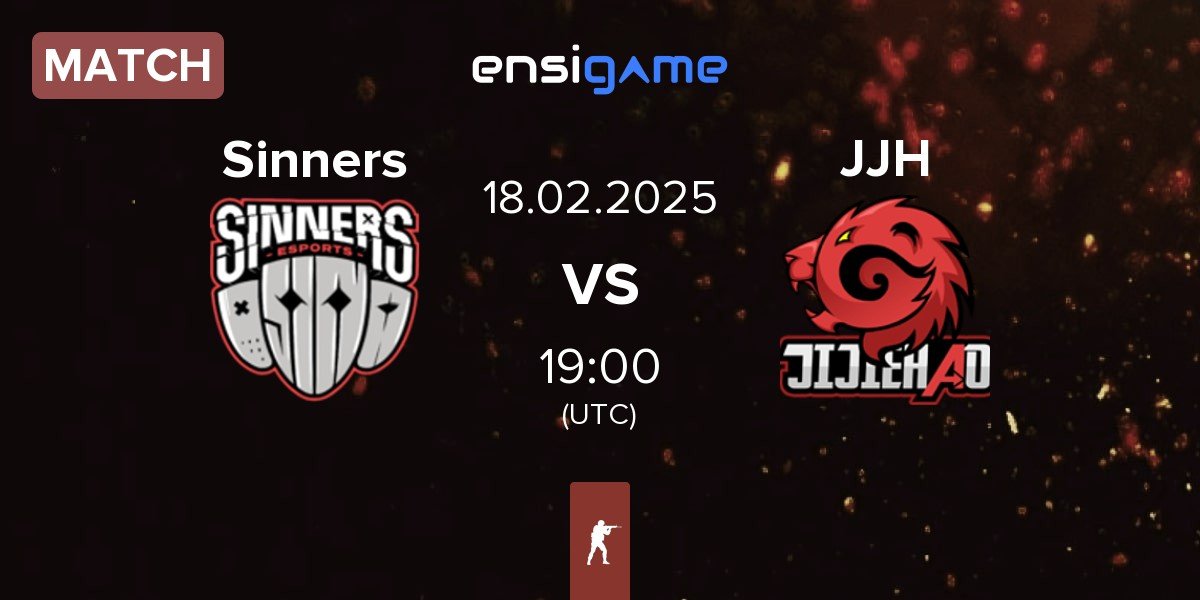 Match Sinners Esports Sinners vs JiJieHao JJH | 18.02