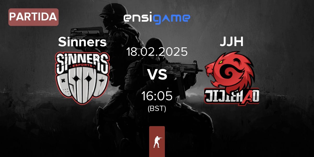 Partida Sinners Esports Sinners vs JiJieHao JJH | 18.02