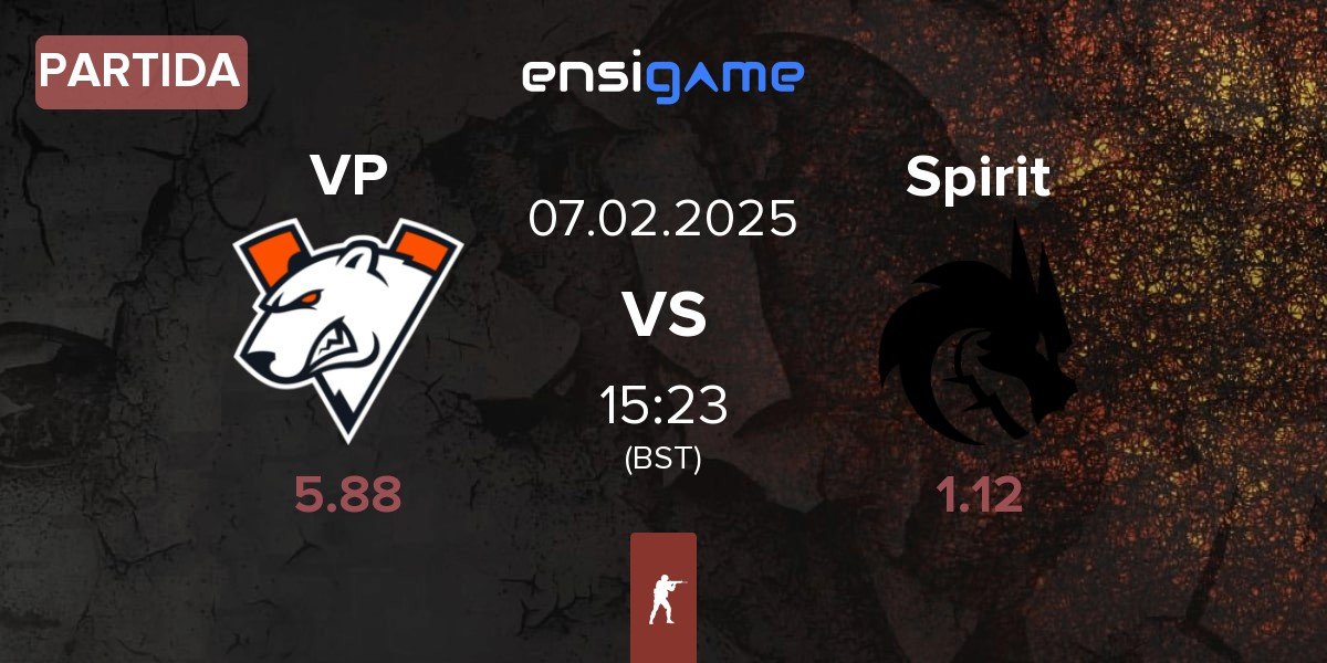 Partida Virtus.Pro VP vs Team Spirit Spirit | 07.02